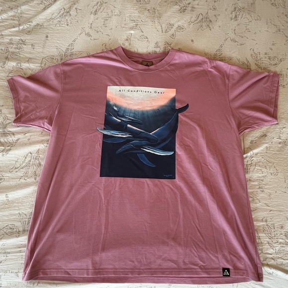 Nike ACG shirt Wayland whales 🐳 Short Sleeve Tee XXL - Picture 7 of 9